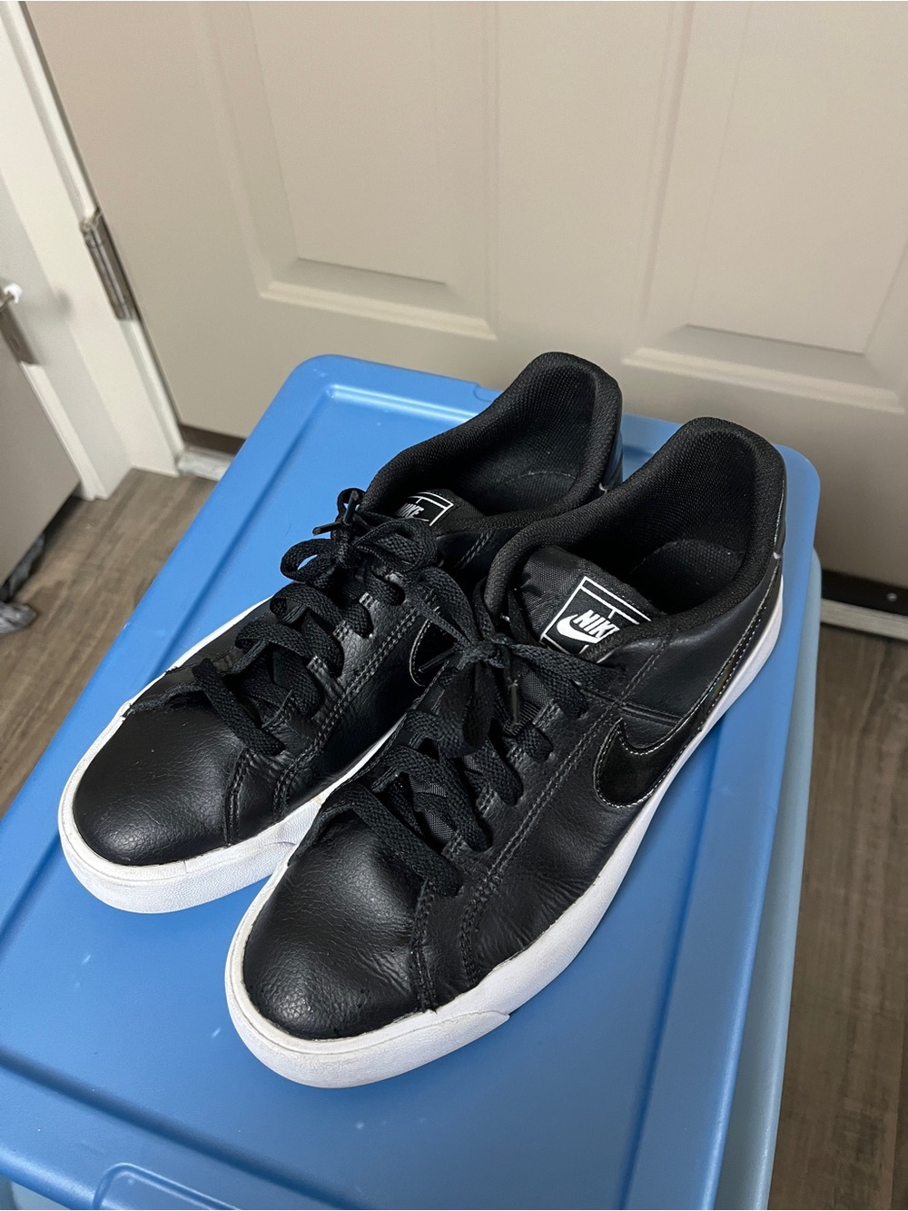 Women’s Nike Court Royale AC Black & White Shoes - Picture 4 of 8